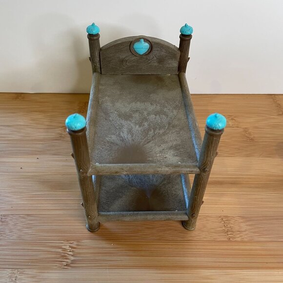 Lil Woodzeez Replacement Bunk Bed Dollhouse Furniture Battat All Blue - Picture 2 of 7